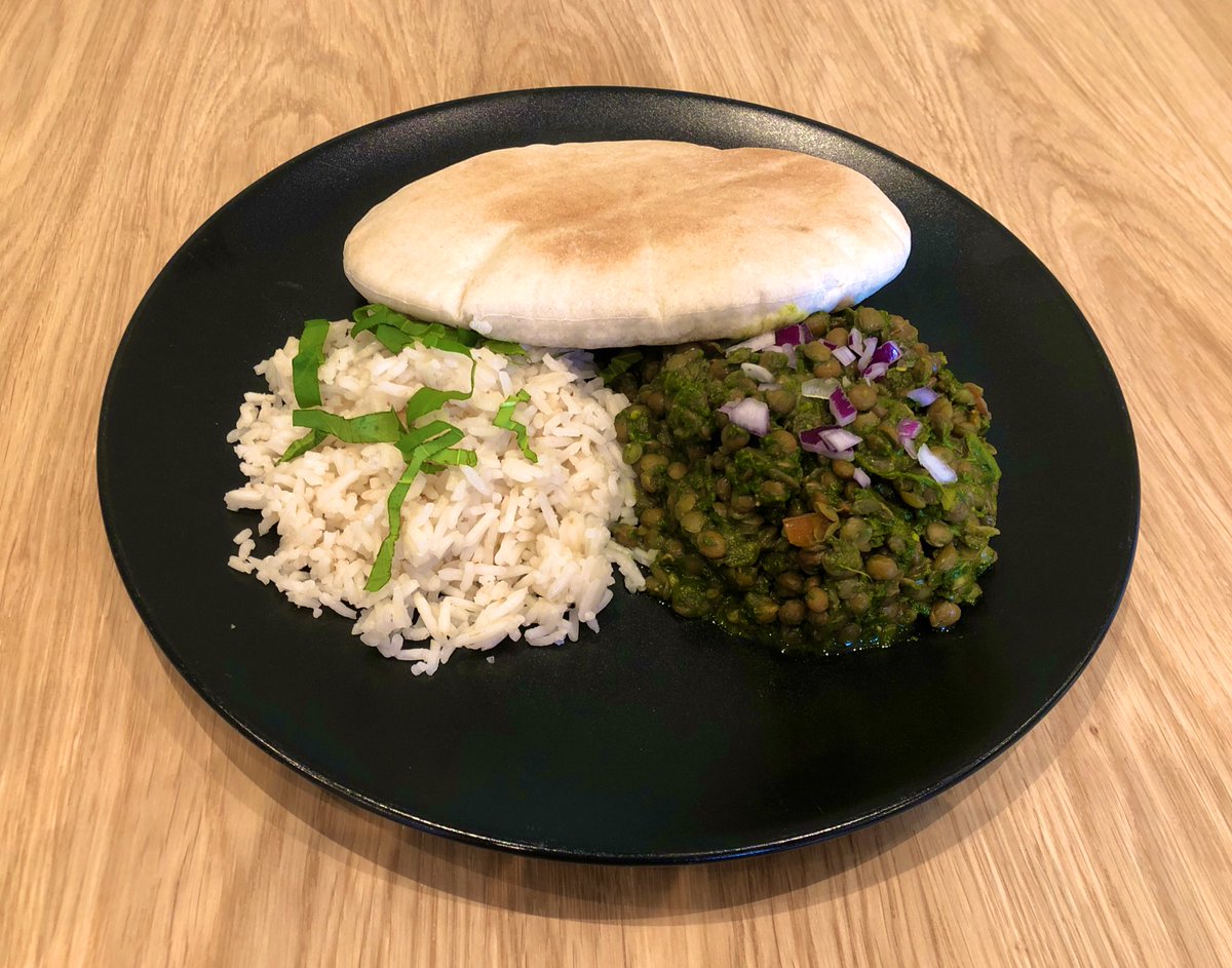 kimblestedy's tweet photo. Enjoying a lovely Spinach &amp; Lentil dish this evening thanks to the Culinary Medicine – Confidence in the kitchen. Embrace the adventure workshop! #LOCintheLakes @CLIC_Cumbria https://t.co/0syHFCSvLR