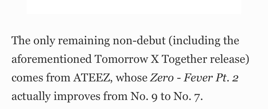 usa_ateez's tweet photo. #ATEEZ’s Weekly Gaon ranking was highlighted by @PopBangHugh in his article.

@ATEEZofficial — #ATEEZ 

https://t.co/mjrQB78klQ https://t.co/nuUaIab3rx