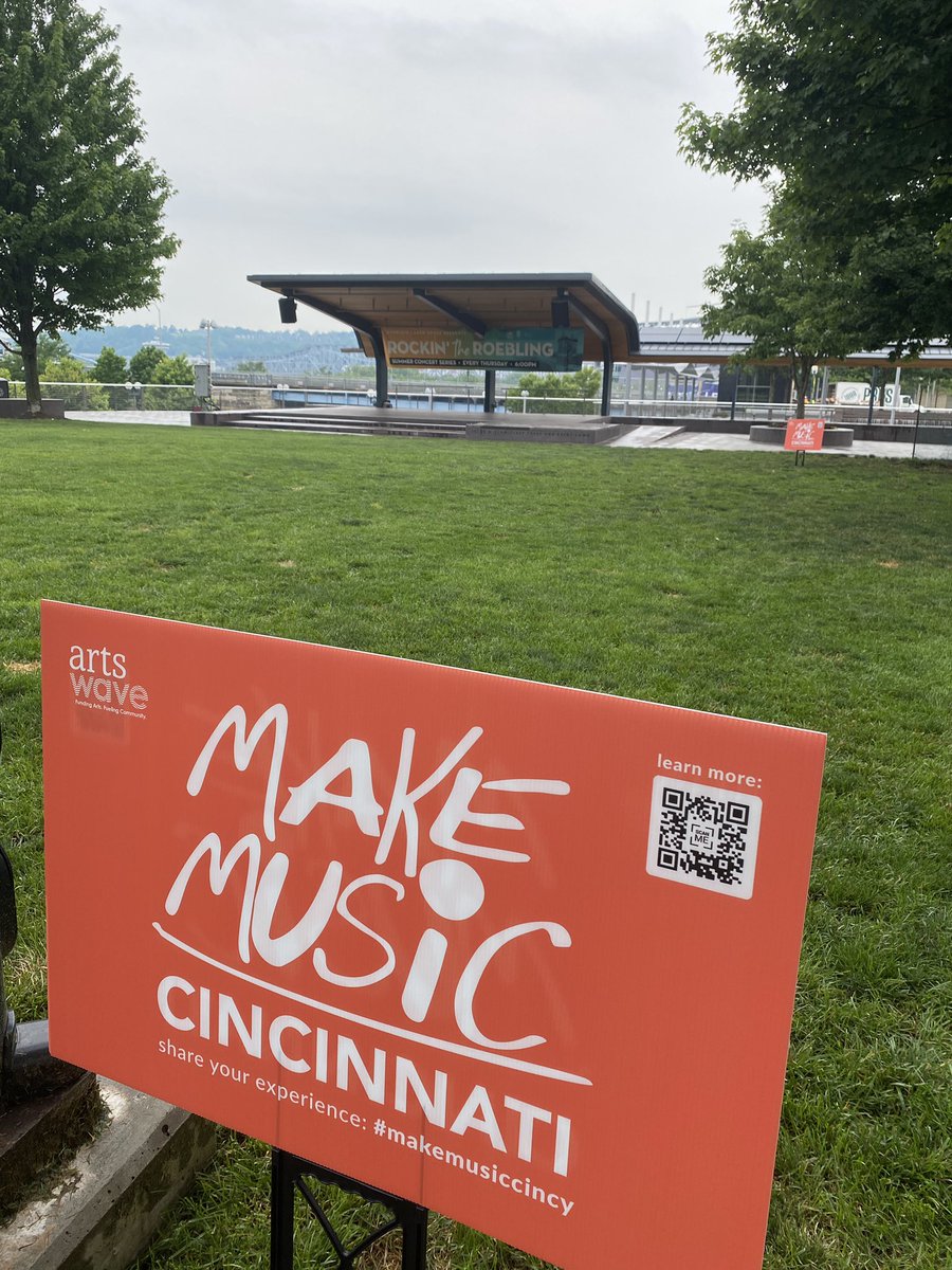 Schmidlapp Stage is ready for #MakeMusicCincy!