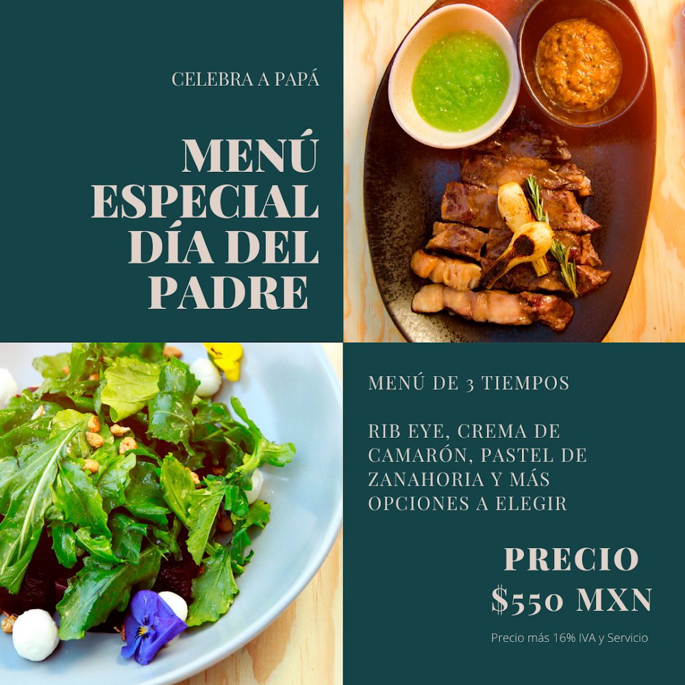 SheratonSantaFe's tweet photo. Celebra a papá en el mejor lugar, @Bleecker Esquina Madero ofrece un menú especial para consentir a los favoritos de la casa, celebra en familia este fin de semana.
 
Reserva llamando al 55 5258 8500 https://t.co/Qu8qUizWQX