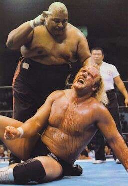 FOR THE MONTH OF JUNE, WRESTLER WEEKLY themes celebrates Mike's favorite matches (in no particular order). Day 18 is #HulkHogan vs #AbdullahTheButcher on May 26, 1982 in Japan! #NJPW