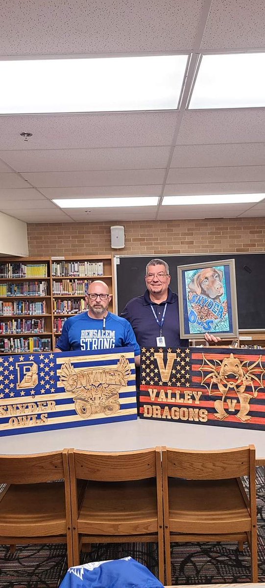 SnyderMiddle's tweet photo. Thank you Dr. Evert!  Best Wishes at Valley Elementary!
Thank you Ms. Rivera for creating this awesome picture! https://t.co/1ydy22ZnUe
