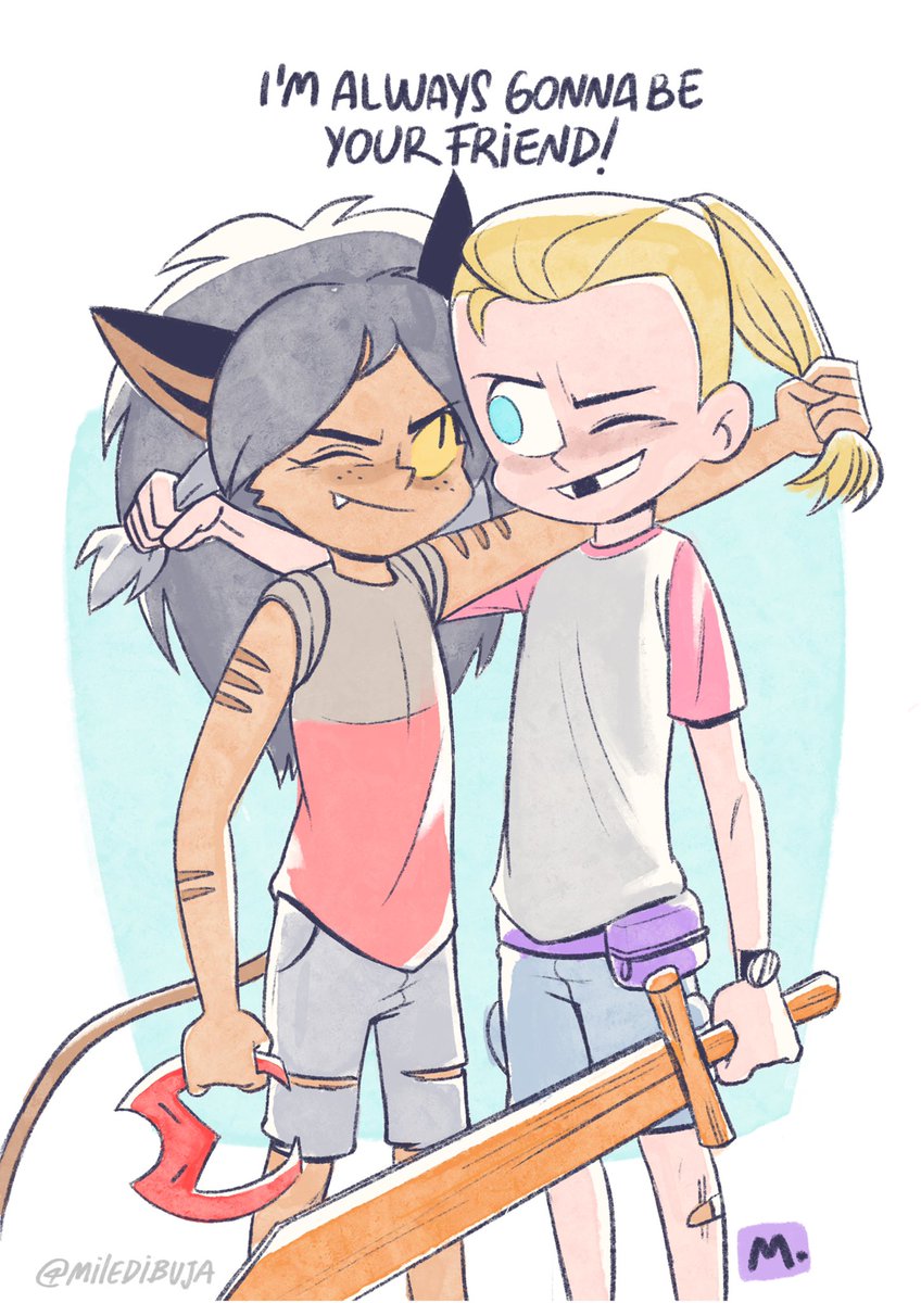 🌈 Childhood friends ❤️
#catradora