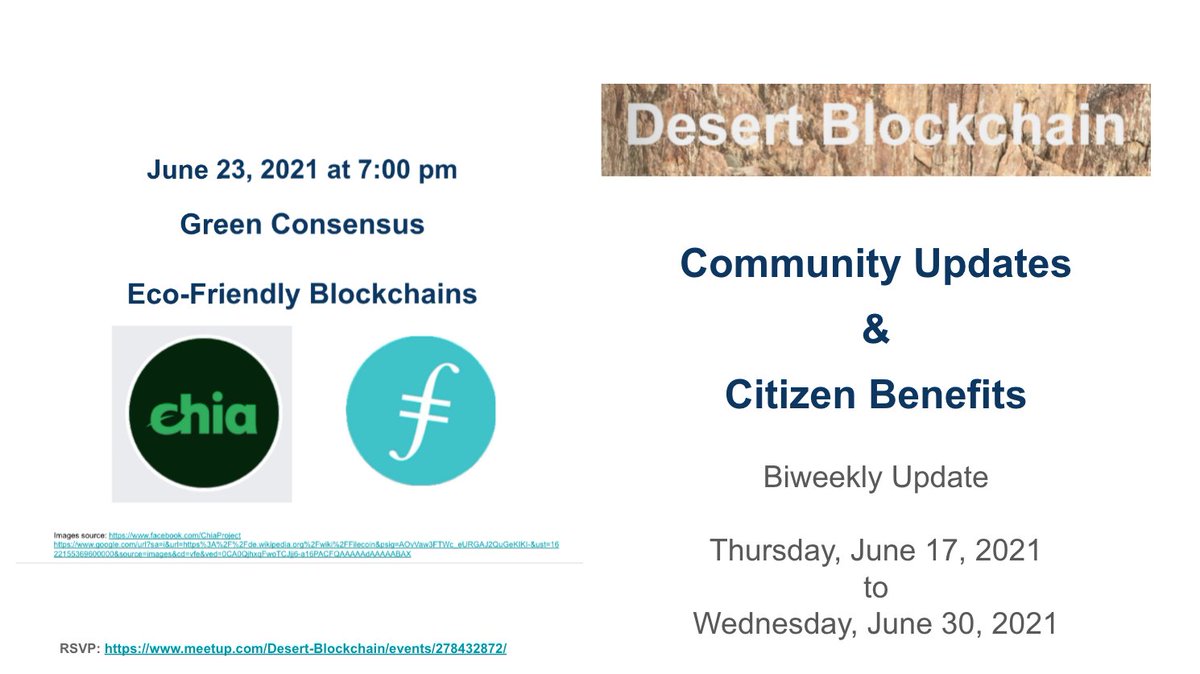 Desert Blockchain Citizens &amp; DWeb Community:

Here's your biweekly update for 2021-06-17:

patreon.com/posts/52655189