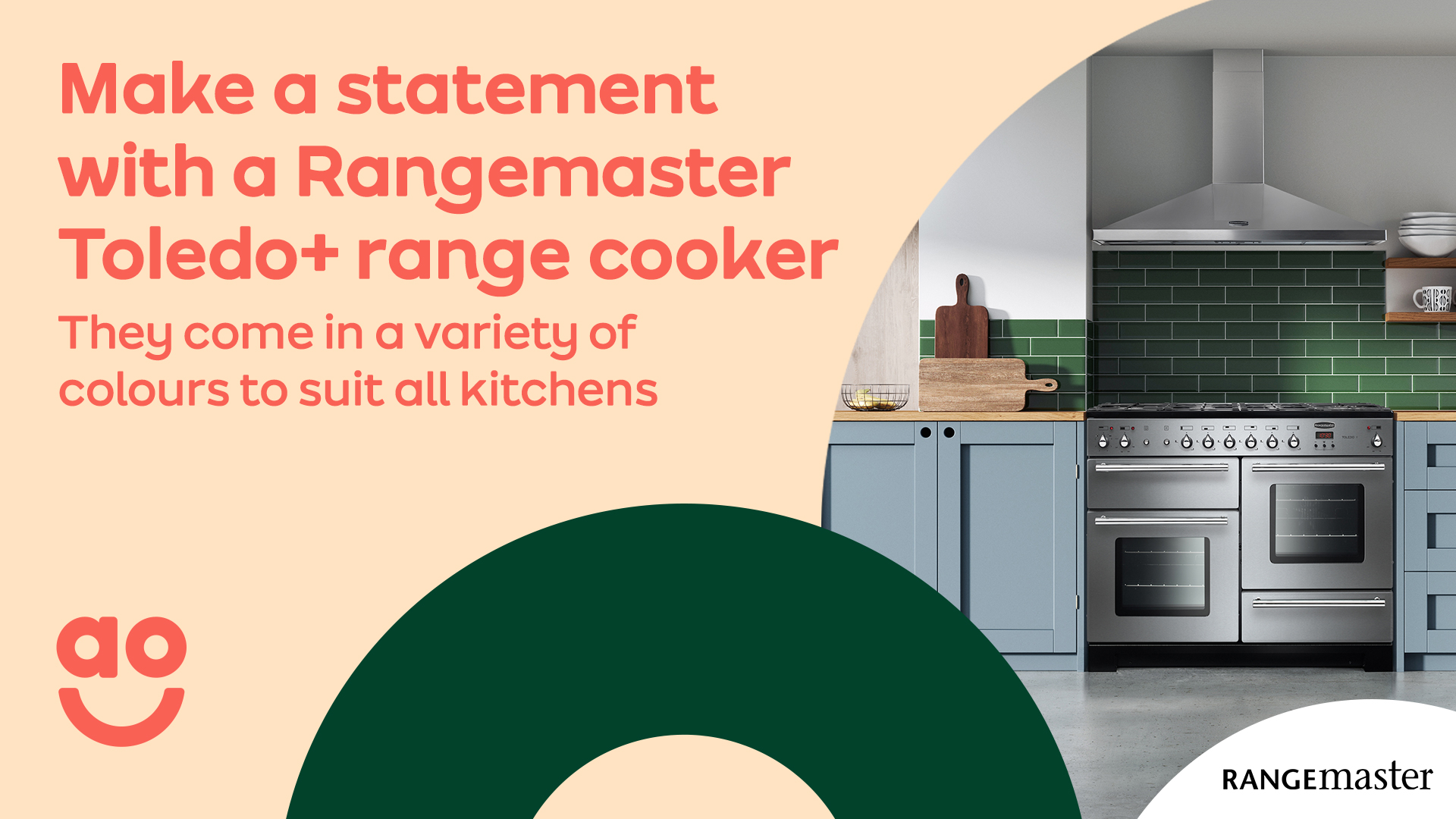 Ao Turn Heads With A Rangemaster Toledo Range Cooker From Slate To Ivory You Can Choose From A Variety Of Colours To Suit Your Kitchen Plus Get 50 Off Only Ao Turn Heads With A Rangemaster Toledo Range Cooker From Slate To Ivory You Can Choose From A Variety Of Colours To Suit Your Kitchen Plus Get 50 Off Only