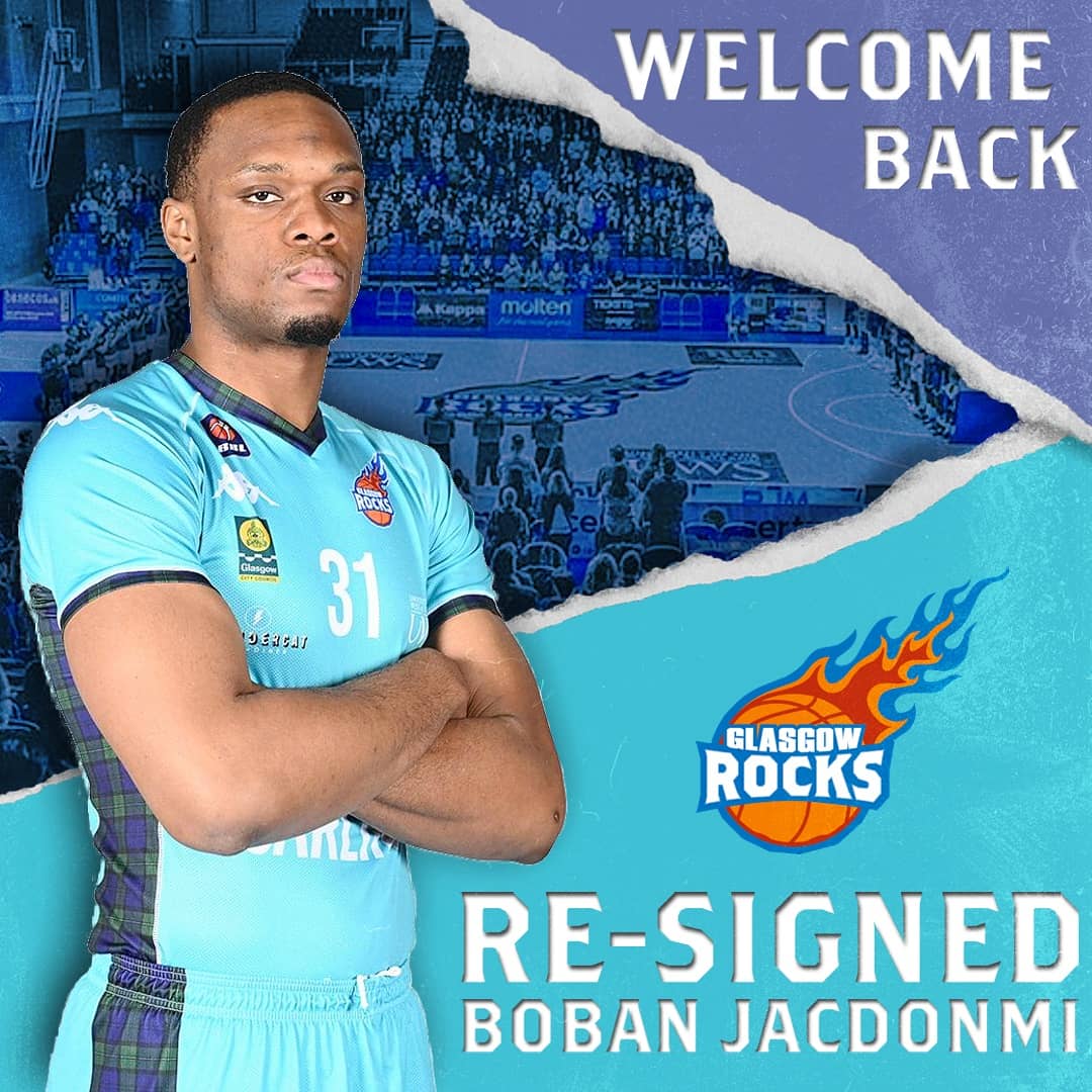 ✍️ RE-SIGNED!! ✍️

Boban Jacdonmi is back for his second consecutive season with the Glasgow Rocks!

Last season, he averaged 8.6 points, 6.3 rebounds and 0.7 assists in the BBL Championship! 💪

Welcome back Boban!!