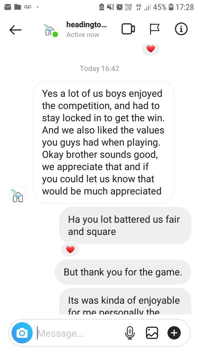 sdafootballer's tweet photo. When the opposition send you a message after the gameπ
Personally, as much as I didn't like how we lost, this message is like a winπ―
"Values, keep to your values regardless the result..."
And that folks is the message of the day ππ½ππ½
#3AMFC
#WeLove
#WeMove
#WeGiveThanks https://t.co/9mXeTmSmJr