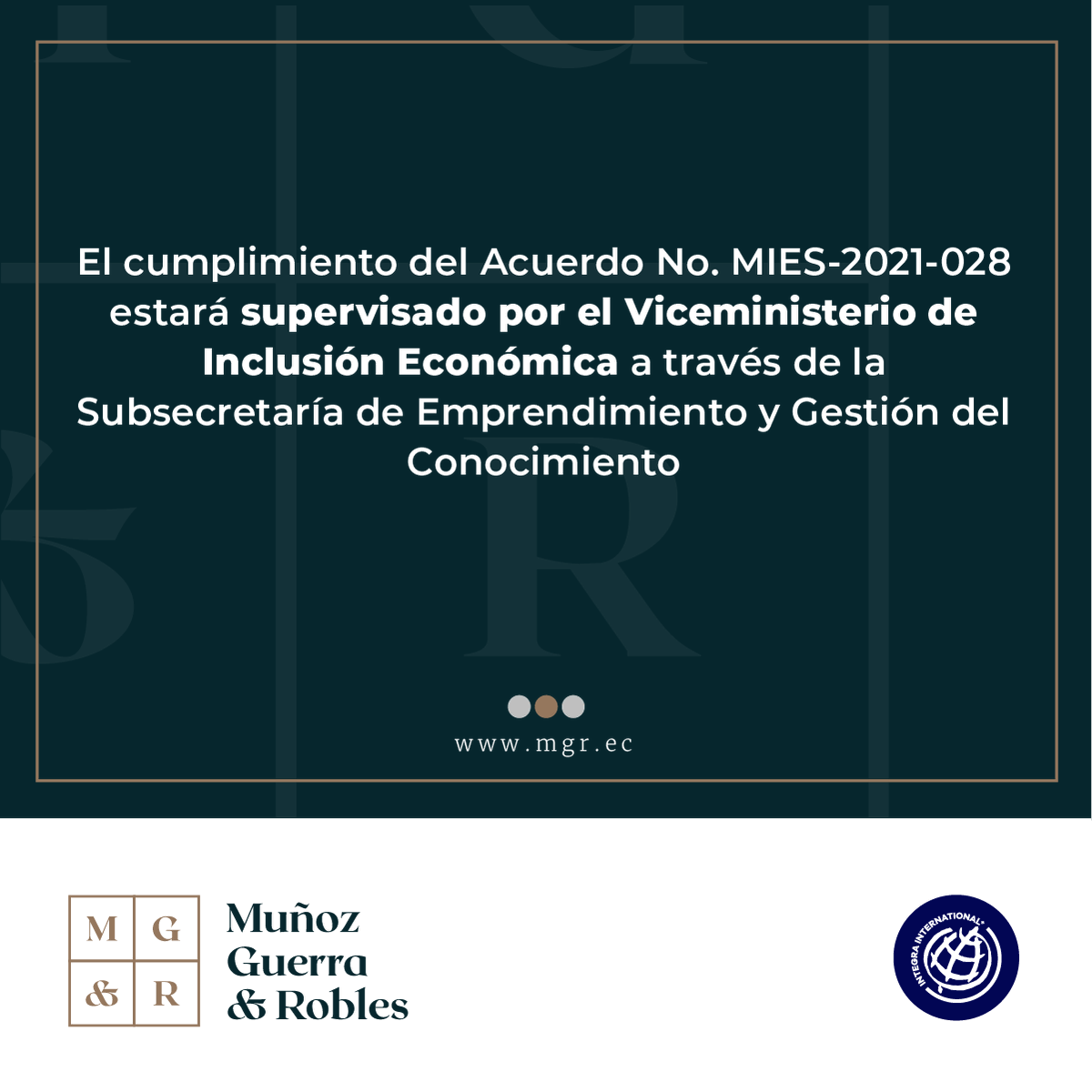 MGR_Ecuador's tweet photo. #MGRTeInforma el Ministerio de Inclusión Económica y Social aprobó la actualización del "Manual Operativo de la Estrategia de Inclusión Económica". Para más información visita nuestra página https://t.co/ic1OwCLXDj #MGRecuador #ecuador #MIES https://t.co/XVO61TpWdb