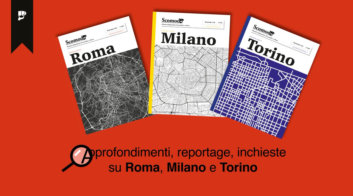 Anche questo mese, insieme al N42 potrete scaricare le Edizioni Locali delle città di Roma, Milano e Torino, tramite un QR code che troverete nell’ultima pagina dell’edizione cartacea, oppure al link: leggiscomodo.org/edizione-local…