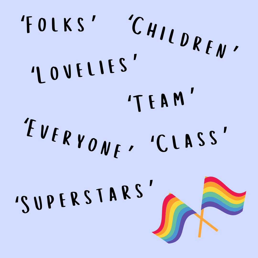 Some gender neutral terms of address 🌈🏳️‍⚧️