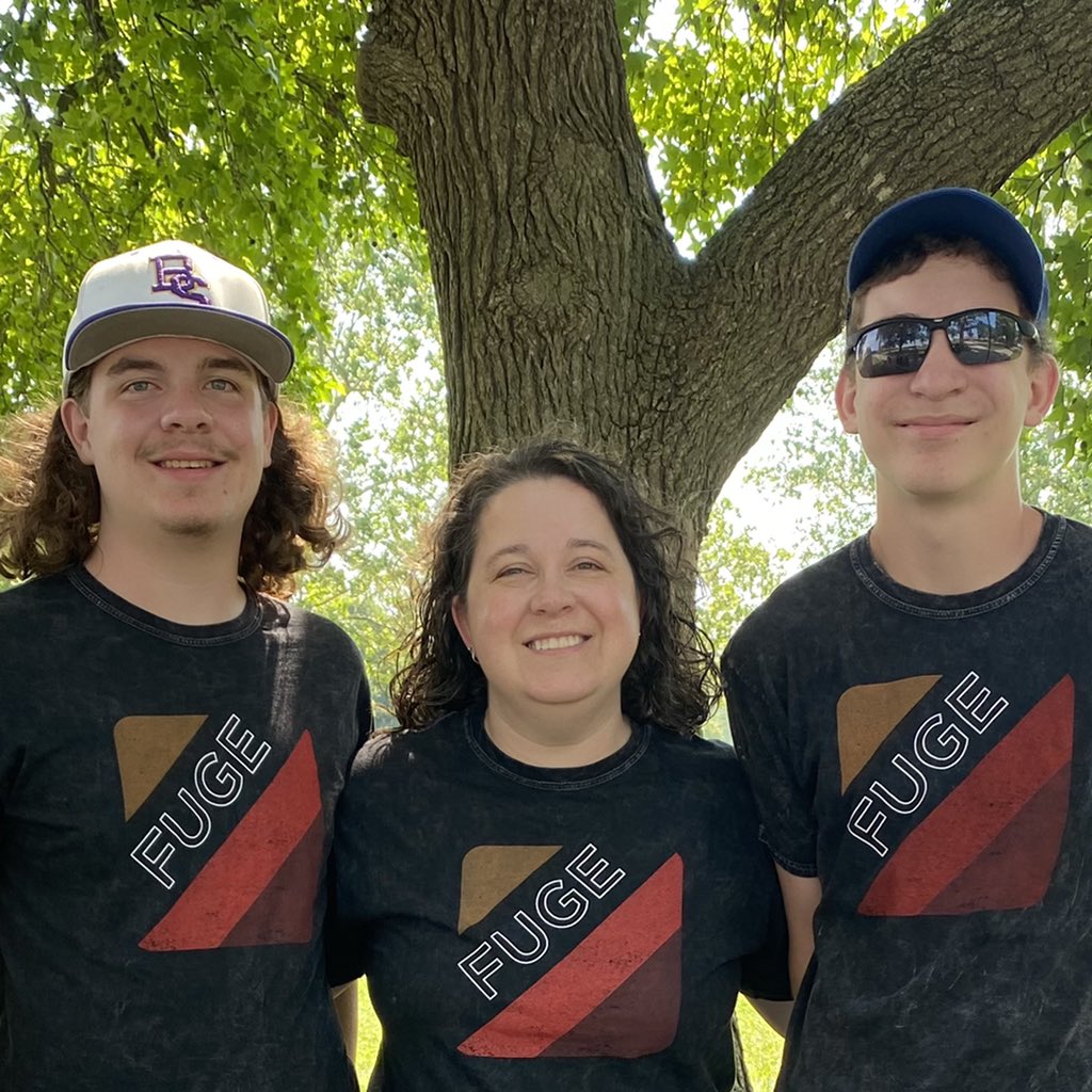 FourSneadArrows's tweet photo. Thankful to enjoy camp this week with these 2 💜 #boymom #studentmin #sotired #fugecamp https://t.co/D1R9lRHj0R