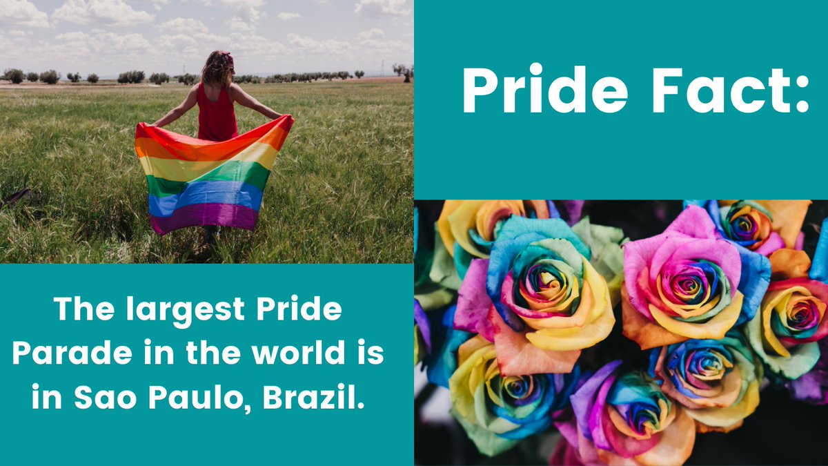 Reminder: It's still Pride Month!
Here's a fun fact for your Friday.