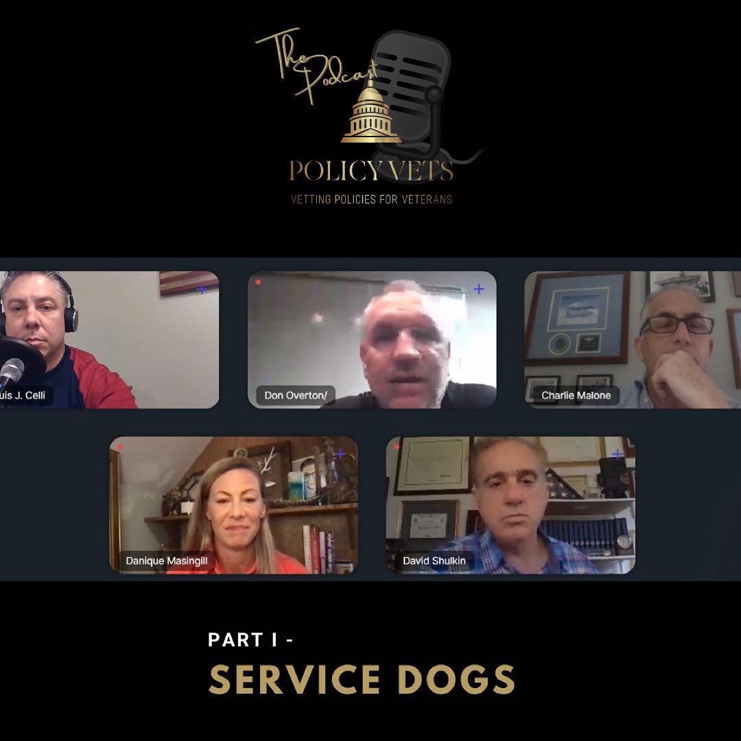 PolicyVets (@policyvets) on Twitter photo #PolicyVetsPodcast is out! Listen to the two part conversation #ServiceDogs <a href="/Daniquemasingi1/">Danique Masingill</a> <a href="/LeashesofValor/">Leashes of Valor</a> <a href="/BlindedVeterans/">BVA</a> <a href="/DavidShulkin/">David J. Shulkin, MD</a> <a href="/louiscelli/">Lou Celli</a> #servicedog #veterans #policy #advocacy #army #navy #marinecorps #airforce #coastguard #PolicyVetsPodcast is out! Listen to the two part conversation #ServiceDogs <a href="/Daniquemasingi1/">Danique Masingill</a> <a href="/LeashesofValor/">Leashes of Valor</a> <a href="/BlindedVeterans/">BVA</a> <a href="/DavidShulkin/">David J. Shulkin, MD</a> <a href="/louiscelli/">Lou Celli</a> #servicedog #veterans #policy #advocacy #army #navy #marinecorps #airforce #coastguard