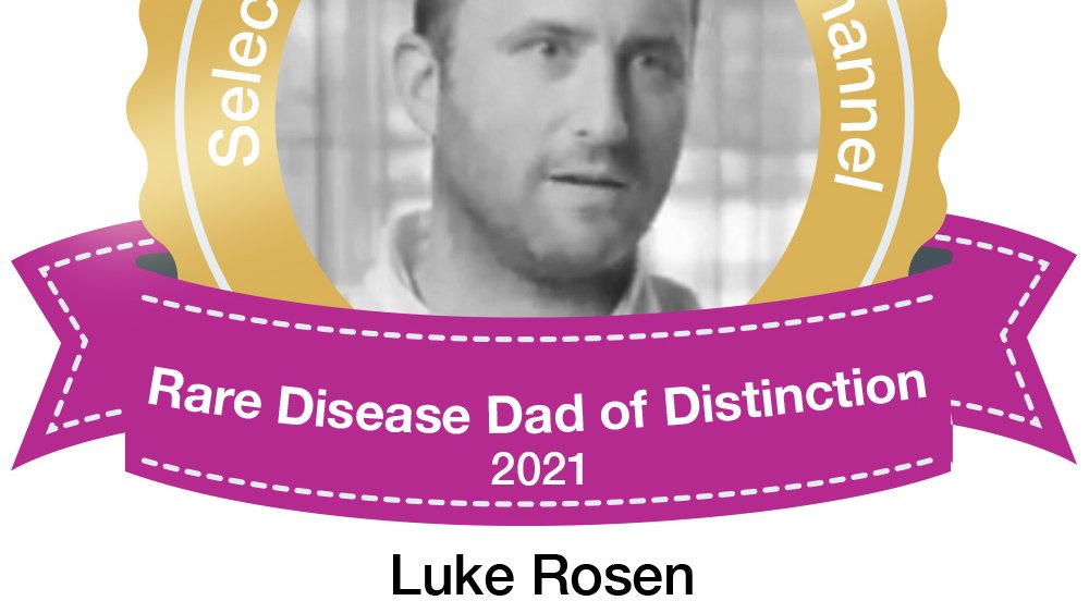 DisorderRare's tweet photo. We're celebrating some of the amazing #rarediseasedads we've gotten to know and learn from. Happy Father's Day Luke Rosen, founder of https://t.co/dGZtNDr8Sz and dad to Susannah @kif1a #zebradads #specialneedsdads @lukebrosen https://t.co/xGdnvYBBFP