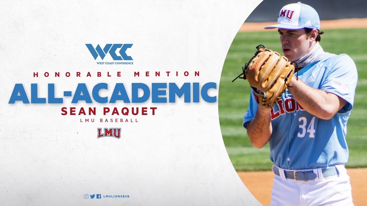 lmulionsBSB's tweet photo. Congrats to Tommy Delgado, @dylanSdennis23 @MasonKokodynski @seanpaquet for being named @WCCsports All-Academic Honorable Mention.

#JoinThePride https://t.co/4shK940Jhk