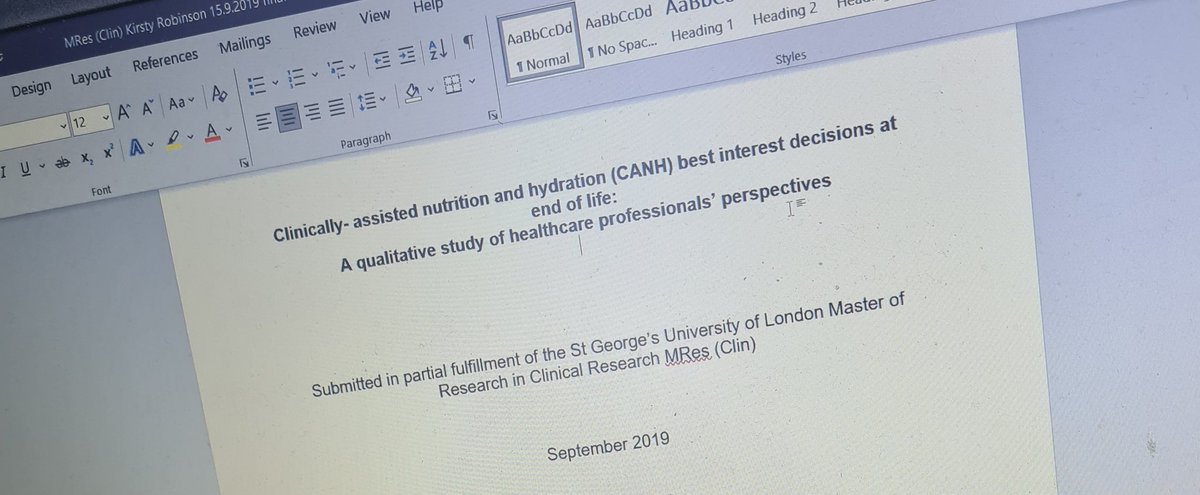 #RedforResearch #AHPresearch #dietitiansdoresearch I've spent time this week working on developing &amp; condensing my MRes thesis into a qualitative paper. Watch this space. 🤞 In position to submit soon for peer review.  #CANH