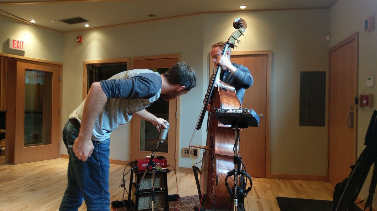 5 years ago today <a href="/MichaelARush/">Michael Rush</a> played the double bass for Anything.