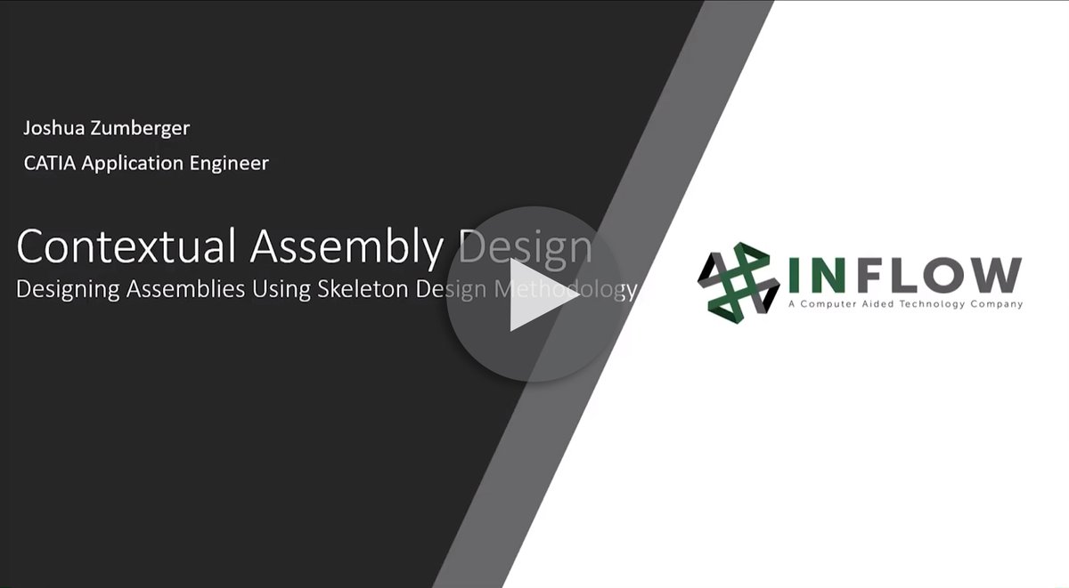 InFlowTech's tweet image. In case you missed it, last month Josh Zumberger took us through Contextual Assembly Design in this CATIA #3DEXPERIENCE on-demand webinar.
Watch Here: ow.ly/P9tr50Fb9NL