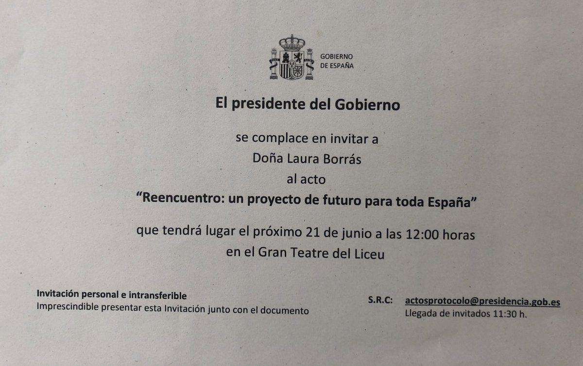 LauraBorras's tweet photo. Reconciliació? El mateix dia acompanyarem ex-alts càrrecs de la Generalitat citats a la Ciutat de la Justícia.Aquesta actitud repressiva que pateixen més de 3.300 persones és incompatible amb el títol de l’acte. El retrobament que desitgem és la via de la política i la negociació https://t.co/mAeRYKuzq3