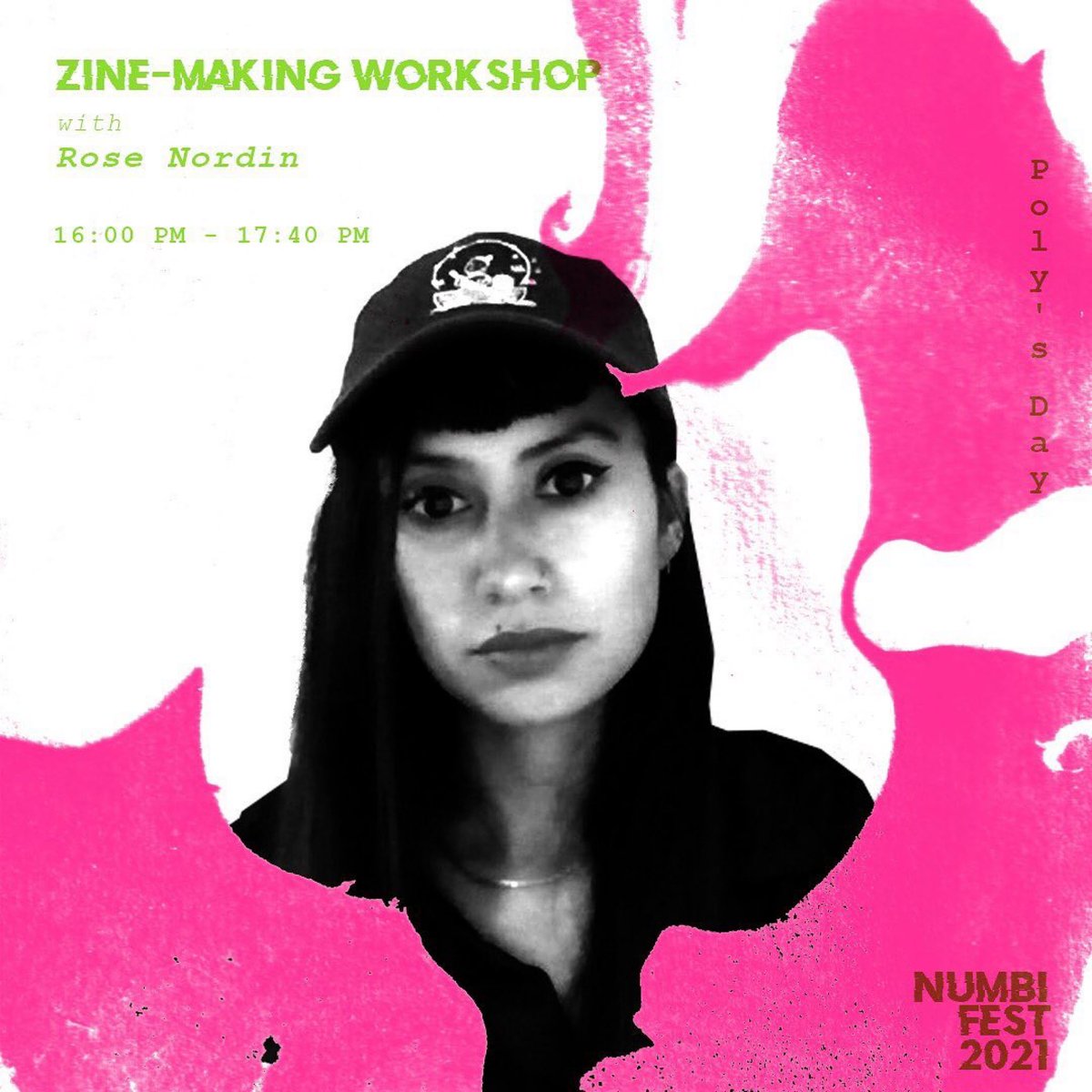 numbiarts's tweet photo. Zine-making has long been part of punk culture. Used as a vehicle to share ideas, protest and creatively explore new modes of visual and literary communication. Workshop with Rose Nordin, graphic designer and co-founder of @oomkzine 
Tickets linkinbio 💛
#PolysDay #numbifest2021 https://t.co/0KgLHFsadi