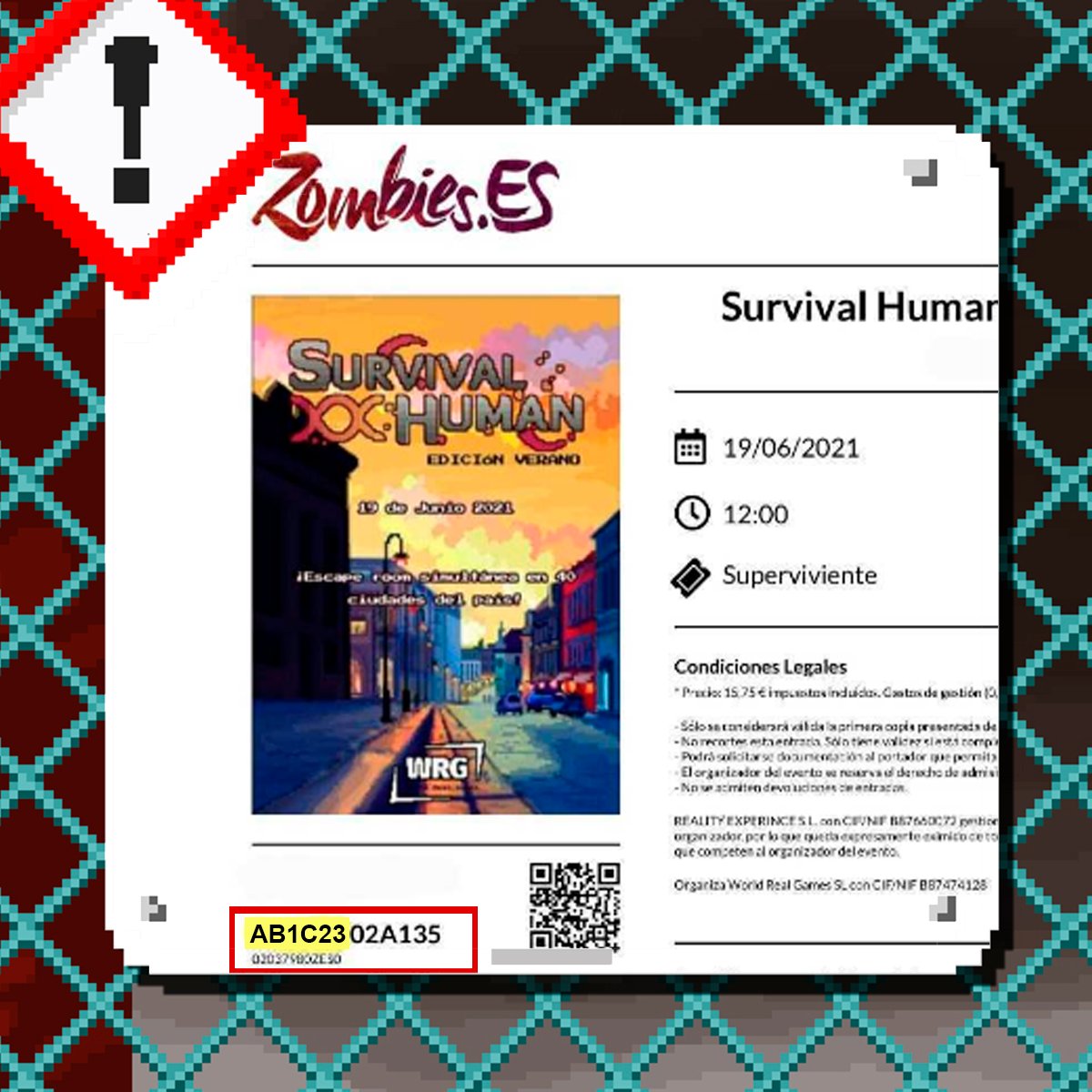 SurvivalZombie's tweet photo. IMPORTANTE: Solo podréis introducirlo al comienzo del evento, a las 12 de medio día del sábado. 

¡¡NO QUEDA NADA!! https://t.co/oHp5bE64N6