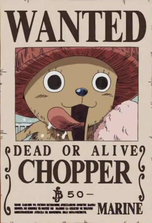 A recompensa da mordaça de Chopper não reflete seu verdadeiro