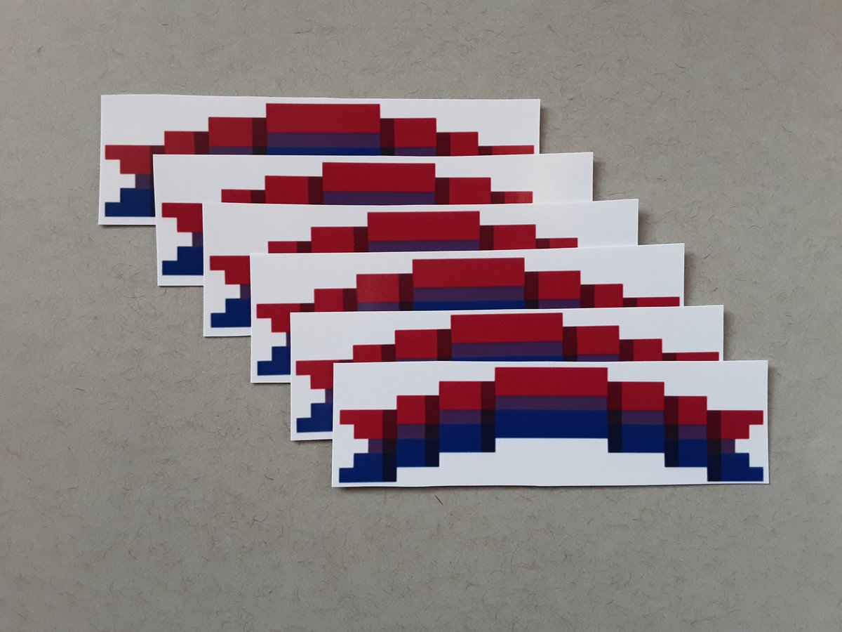 Check out my latest sticker! All stickers are 10% off until the end of June
etsy.com/listing/103689…

#etsy #lgbtcreator #etsyshop #stickershop #bisexual #pridemonth2021 #stickers #decal #bisexualflag #pixelart #digitalart #lovewins #bisexualpride #smallbusiness #handmade