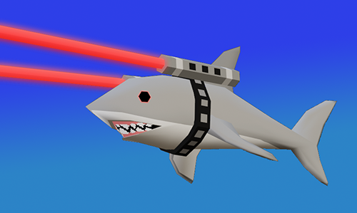 Mr. Luca on Twitter: "Sharks with frickin' laser beams attached to their  heads, are a fundamental part of the plot of #TentacularVR  https://t.co/N6Jpepj0xr" / Twitter