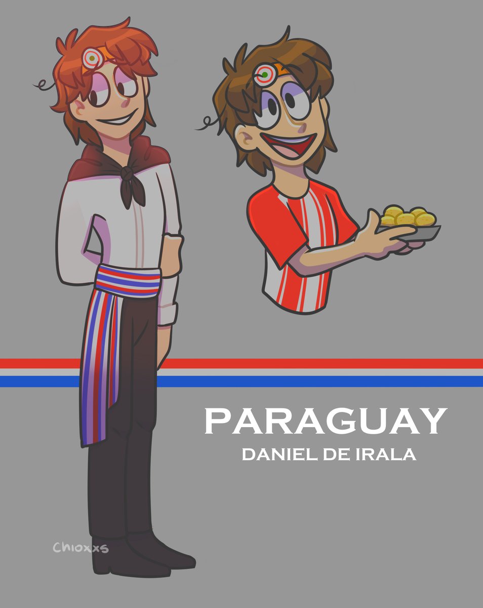 Dibujando a los latinos y centroamericanos (Parte 18- Paraguay)
Los martes y jueves un nuevo personaje
Próximo país: Panamá ♥
#LatinHetalia #hetalia #dibujo #lhparaguay #aphparaguay