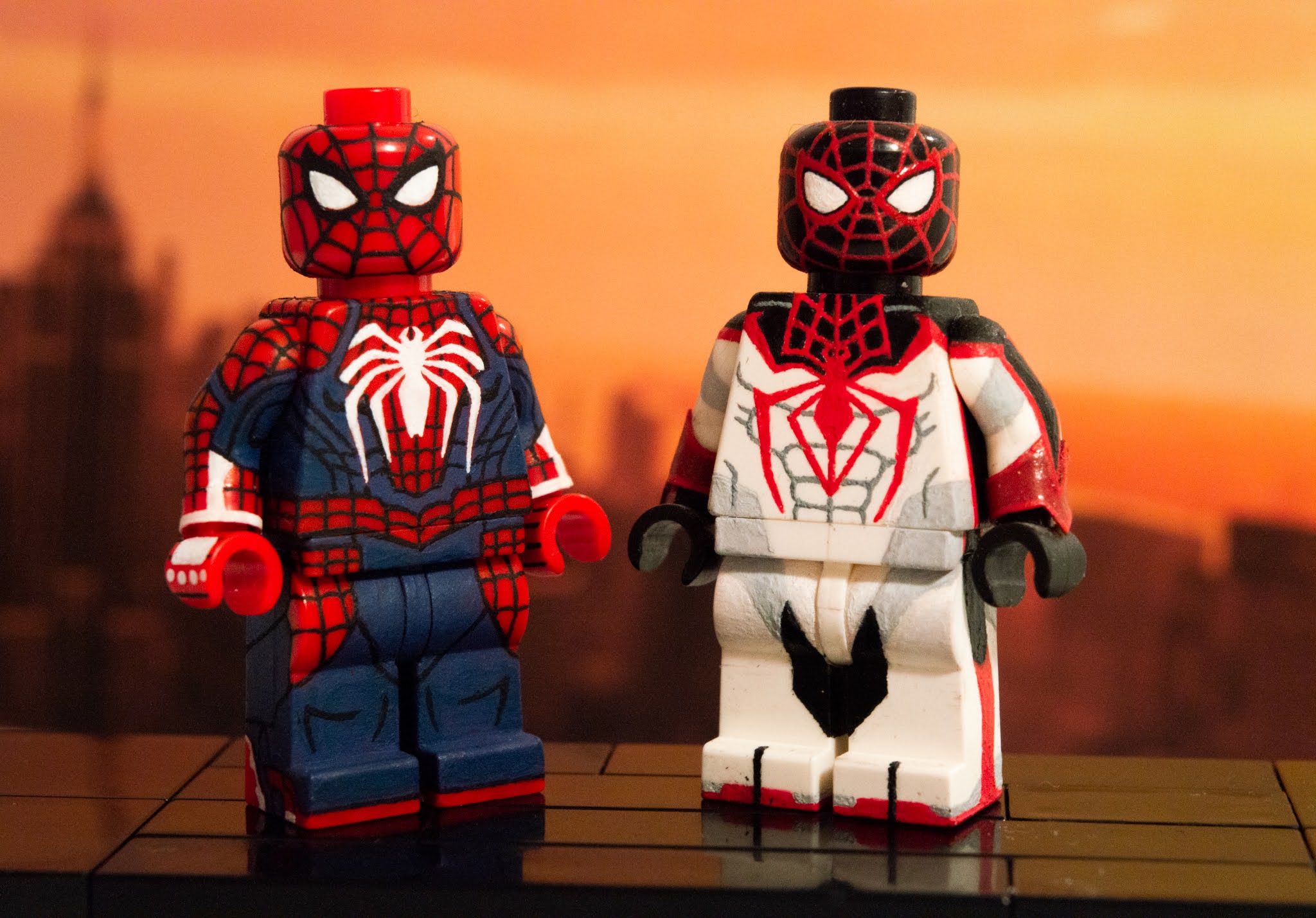 lego peter parker decals