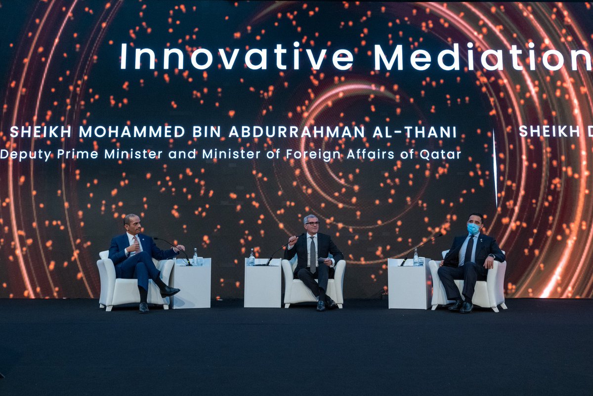 MBA_AlThani_'s tweet photo. Honored to take part @AntalyaDF , along with my brother @anmas71 of Kuwait, to share the Qatari experience on mediation and conflict resolution through diplomacy. Many thanks to our brothers in Turkey for their warm hospitality #MEET4DIPLOMACY https://t.co/SVB2euUkun