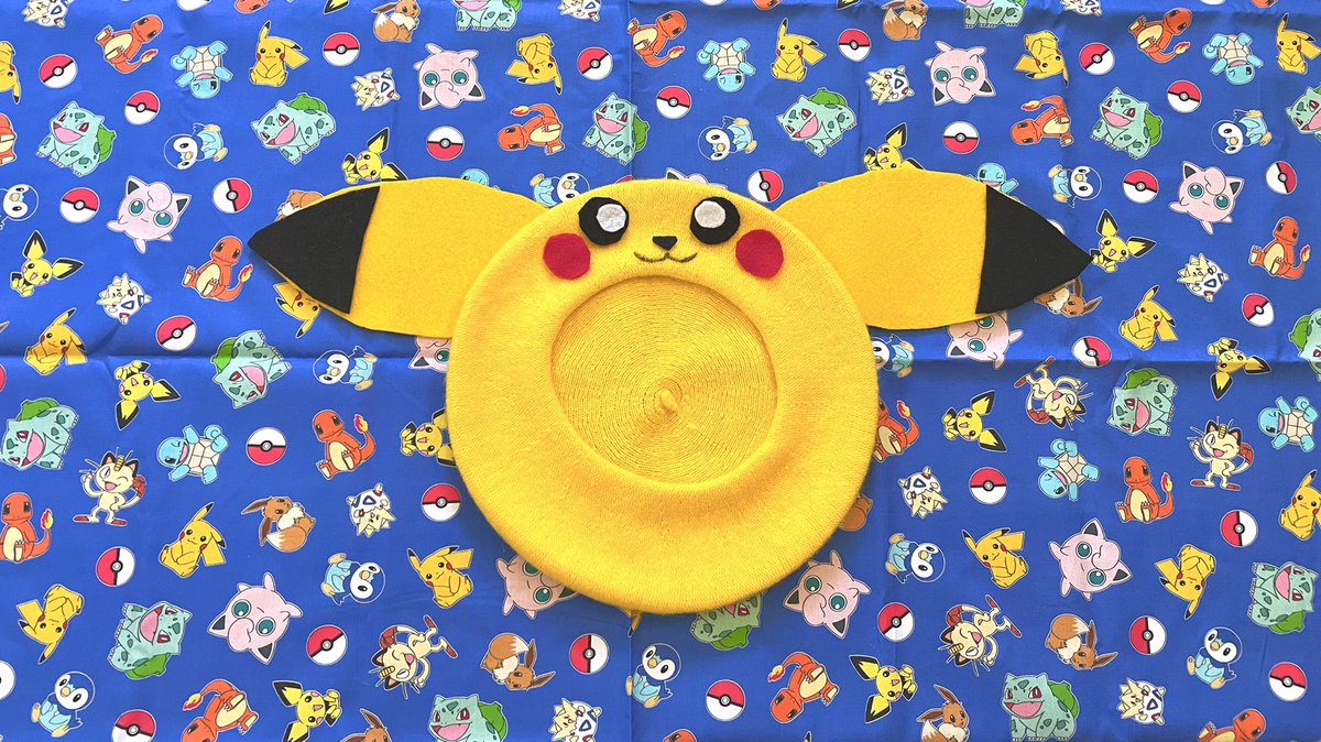 RachiesArt's tweet image. The OG Pokémon inspired berets✨

Available tomorrow 6/19 at 12pm EDT 💕