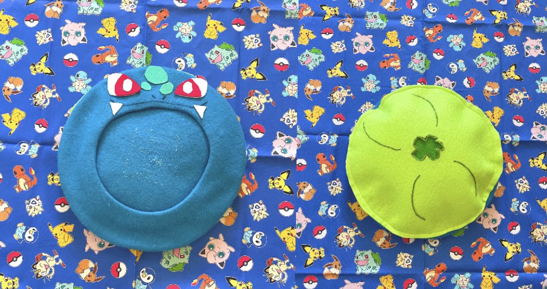 RachiesArt's tweet image. The OG Pokémon inspired berets✨

Available tomorrow 6/19 at 12pm EDT 💕