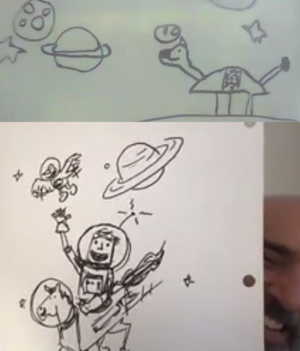 InkWellKids's tweet photo. The @GildasClubNYC kids blasted onto the Ink Well scene this week, designing space chariots, jet pack flying birds, and slime people at our super space drawing party!
#Cancer #kickcancerbutt #GildasClub @fmpstudio https://t.co/GPzafUFI7y