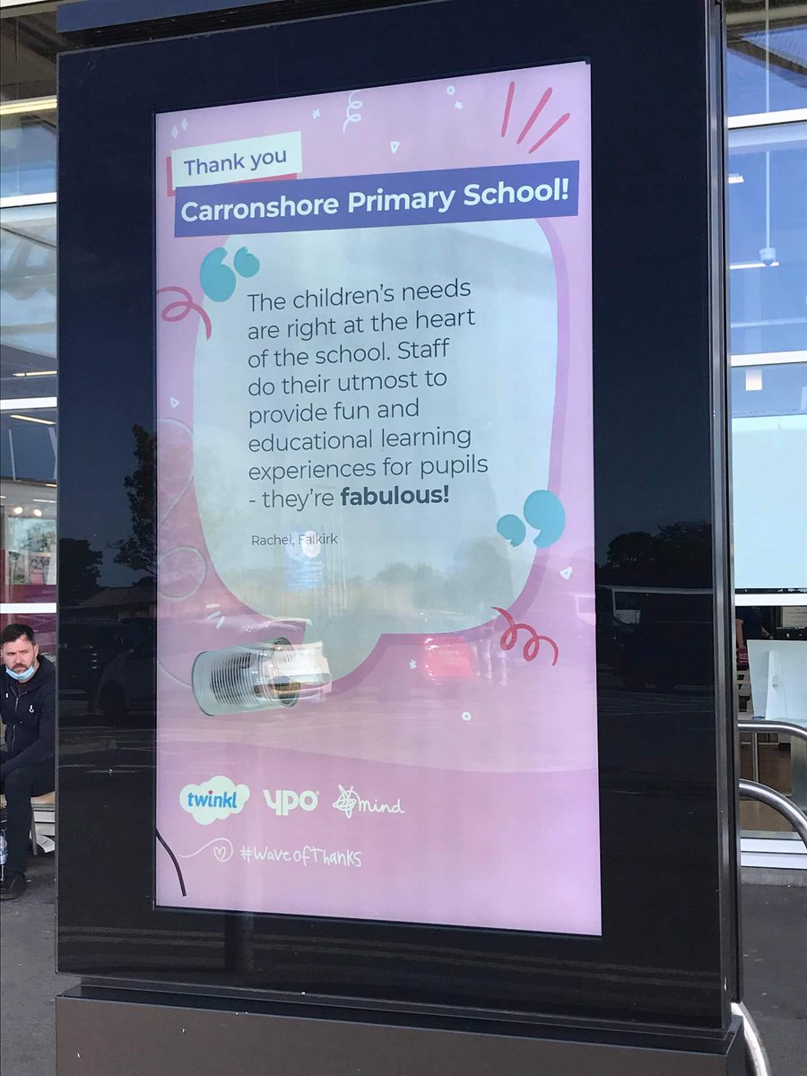 carronshoreps's tweet photo. Spotted outside Tesco.....in East Lothian. Isn't this lovely. Thanks Rachel (whoever you are! 😁😁) https://t.co/p0F3QSos9w