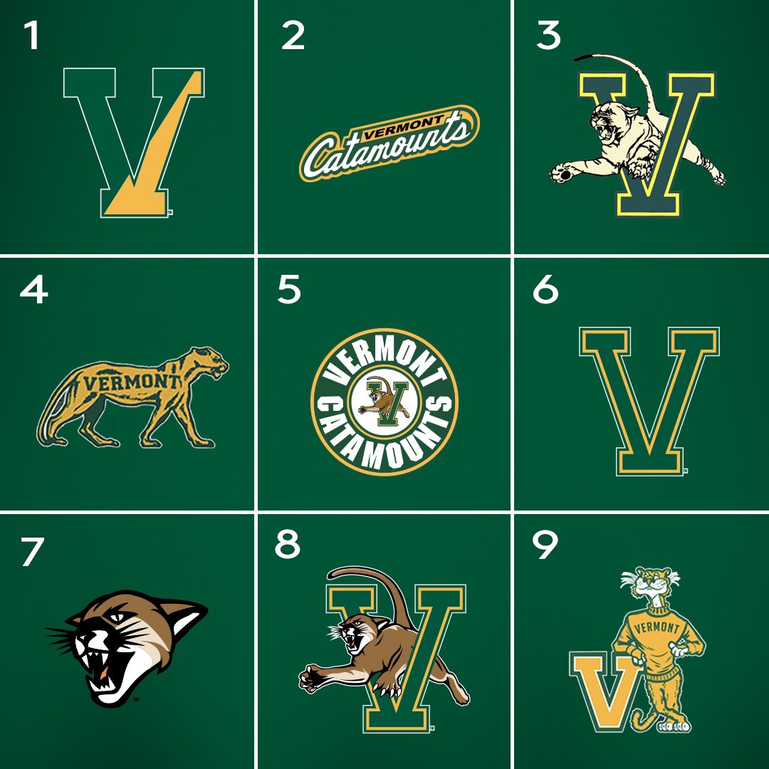 UVMathletics's tweet photo. Taking a trip down memory lane this #VCatFriday. You can only pick 1️⃣ - what is your choice?
#VCatFriday is presented by the UVM Alumni Association @UVM_Alumni https://t.co/bZDgMlKM1e