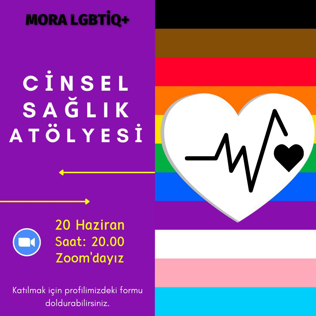 Lubunyalaaaar🌈
Onur Ayı kapsamında atölyede yan yana geliyoruz.
Atölyeye katılmak isteyenler kayıt formunu doldurabilir.
forms.gle/U62psHKqmProxK…