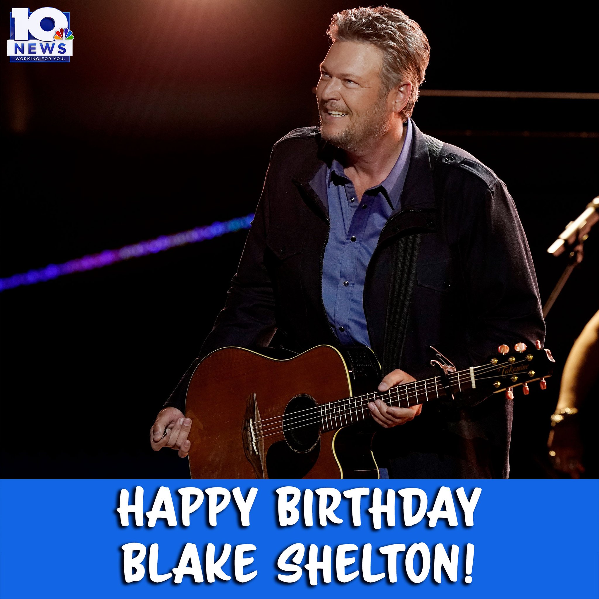 Happy 45th birthday to Country music superstar and Voice coach Blake Shelton!! 