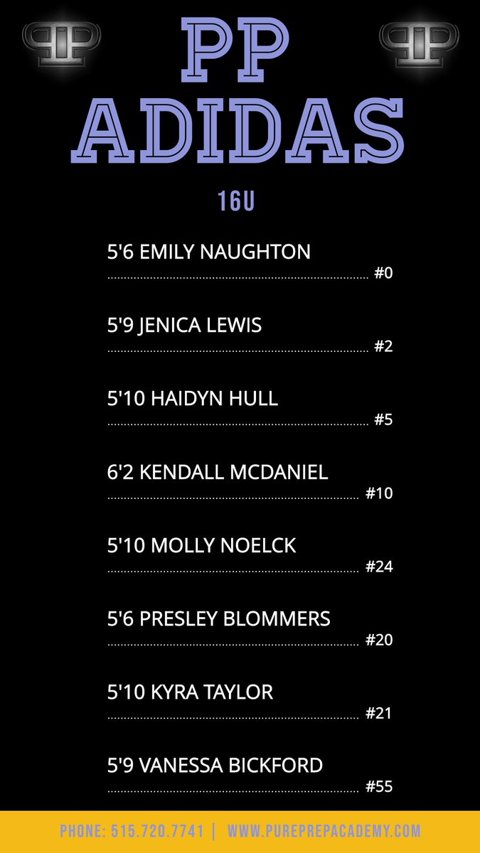 LadyPurePrep's tweet photo. Down 15-2 to start the game. 16U Adidas comes back to beat North Tartan 16U EYBL 59-52 to start the day. COACHES don't sleep we have Major Prospects on the team. @Select360 https://t.co/rzla6ds1A9