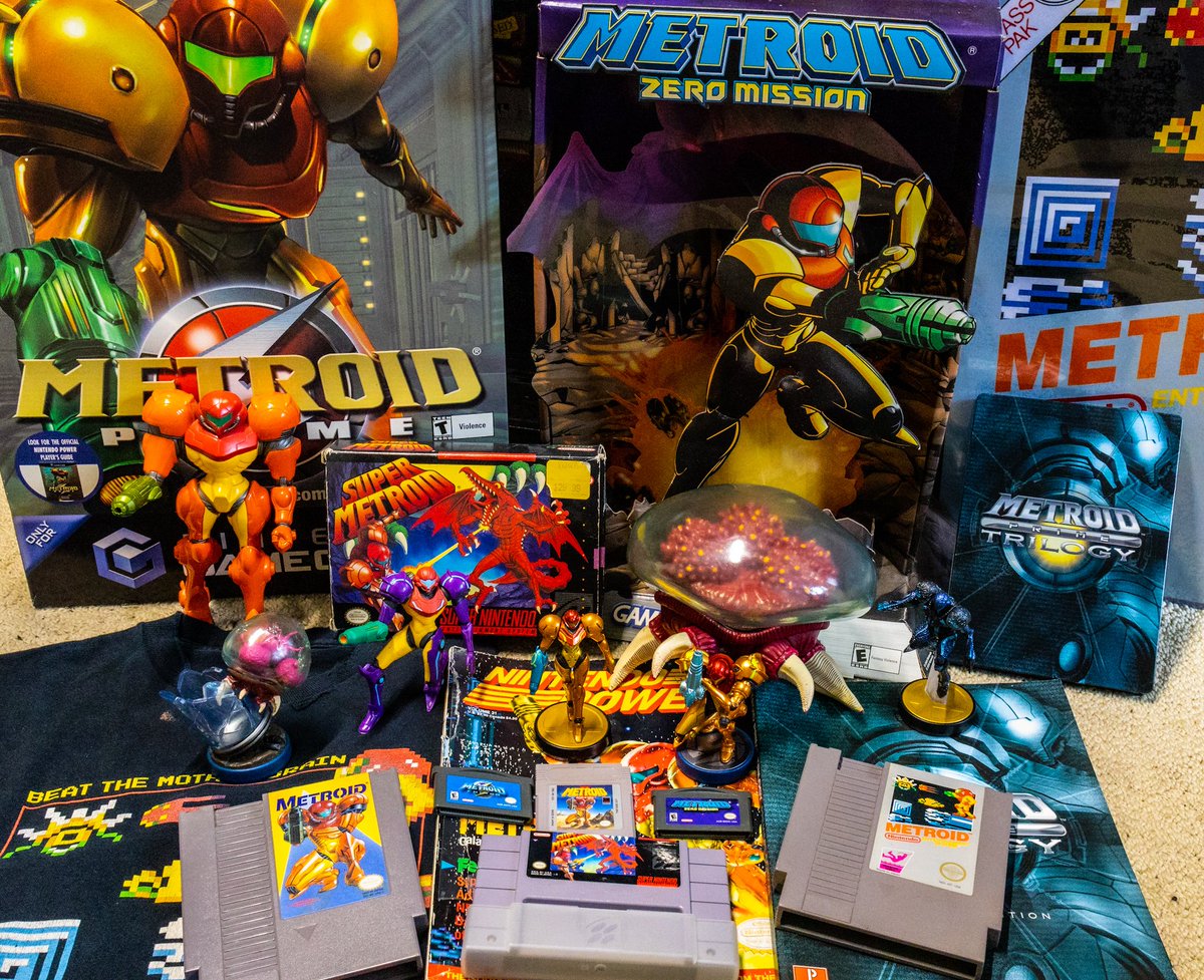 xerostyle's tweet photo. #Metroid #nintendo #MetroiDread #metroid35 #collection #nintendoPower #MetroidisBack #metroidMania #nintendoFan #videogames #retrogames #retroGaming #consoleaGaming #samus #samusAran #bountyhunter #spacepirates #aliens #nostalgia @NintendoAmerica @MetroidDatabase @MetroidFans https://t.co/hubuzPSyQH