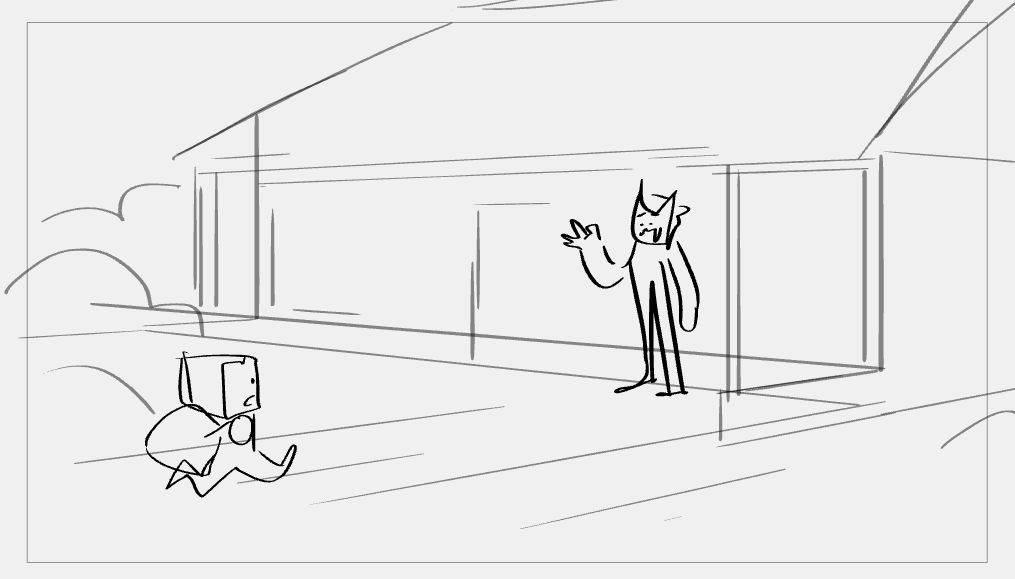 heres some out of context roughs from the animatic im working on that i think are very funny 🐀 