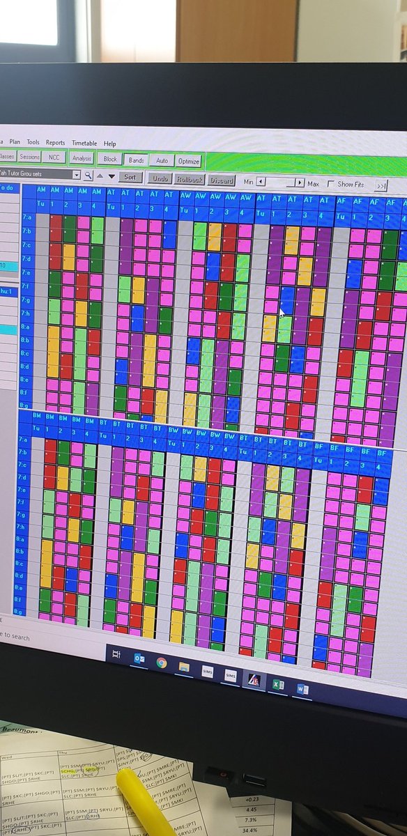 Some of you know this feeling... when it finally fits 🙂 #timetable #winning 😂