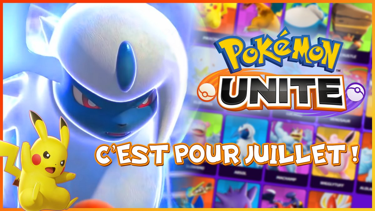 TechndoFR's tweet photo. Juste après l'#E32021, c'est #PokemonUnite qui s'est montré et qui a précisé son arrivée imminente sur #NintendoSwitch : c'est pour juillet ! Le jeu arrivera aussi sur Smartphones en septembre.

▶️https://t.co/KncrppynHq https://t.co/3Mnn0Op3Vy