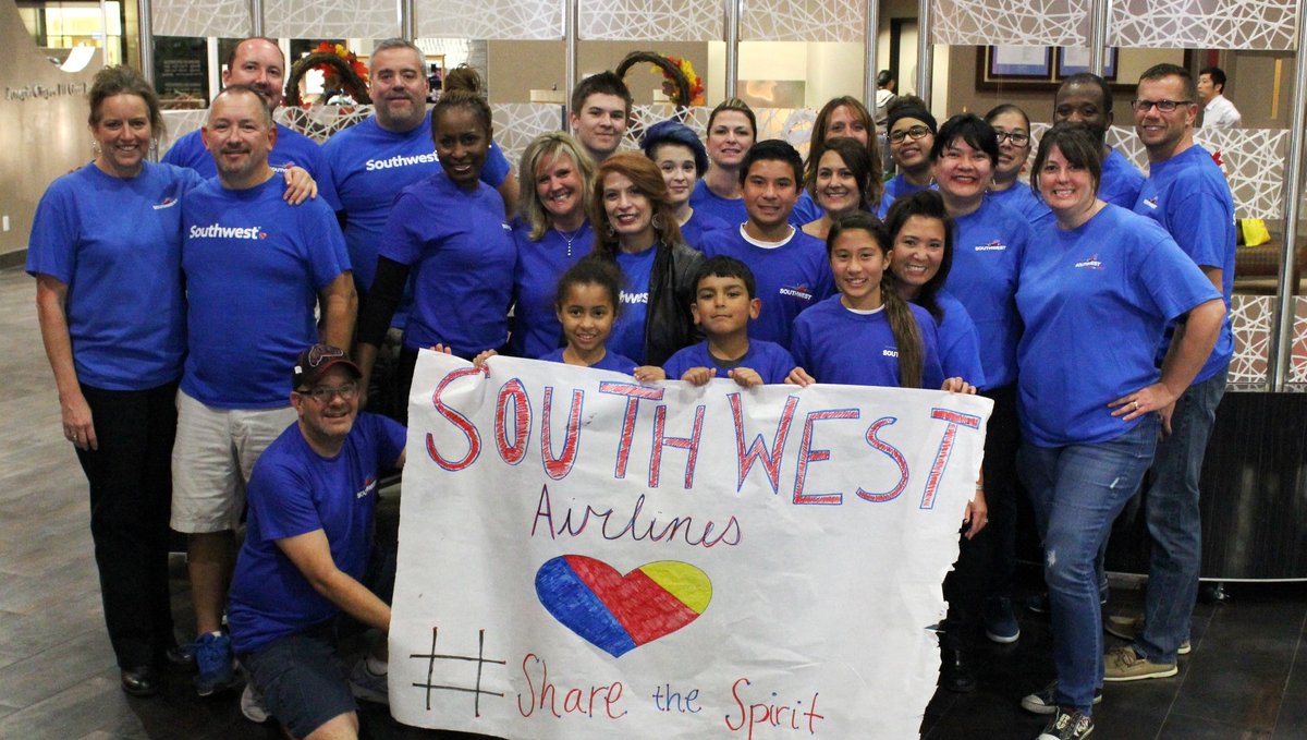 San Diego’s Southwest Airlines Team Members are incredible volunteers for RMHCSD. In celebration of @SouthwestAir and their continued support of our House, we are putting our #HeartinAction by joining the Acts of Kindness pledge. Happy 50th Anniversary! #Southwest50⁠