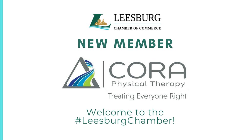 Welcome new #LeesburgChamber member, CORA Physical Therapy!⁠

They offer a full spectrum of outpatient services from orthopedic problems, work-related injuries, sports injuries, and various neuromuscular and neurological conditions.
⁠
Learn More 👉 <a href="/CORAPTherapy/">CORA Physical Therapy</a>