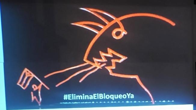 Estados Unidos miente cuando justifica el bloqueo atribuyendo a nuestra incapacidad los problemas de la economía cubana. Mas aunque problemas internos no nos faltan, la verdad es que no nos quitan el bloqueo precisamente porque saben el daño que nos hacen. Pero no nos rendirán.