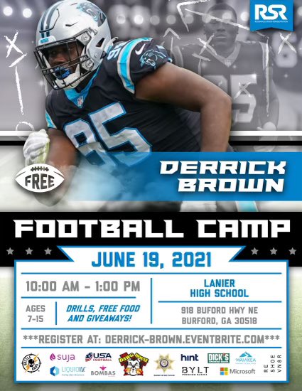 What a great opportunity for the Sugar Hill community children! Thank you <a href="/DerrickBrownAU5/">Derrick Brown</a> Let’s Go Be Great! And have a lot of fun together!