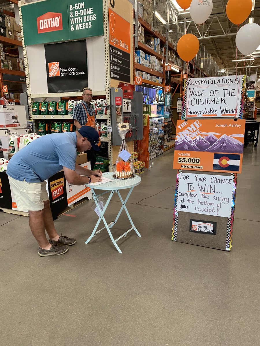 Got to be a part of something exciting today… customer from 1507 that filled out their survey from an SF&amp;I job won $5k HD Gift Card! And best of all, I got to meet a pretty amazing team today! #PMDWinsWithServices <a href="/HD_Merry/">Merry Townsel</a> <a href="/deanosettle/">Dean Settle</a> <a href="/SteveCronin12/">Steve Cronin</a> <a href="/StevePowers1507/">Steve Powers</a>