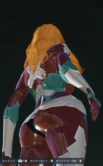 PSO2のキャラクリで作ったワイの黒ギャルちゃん見て。 