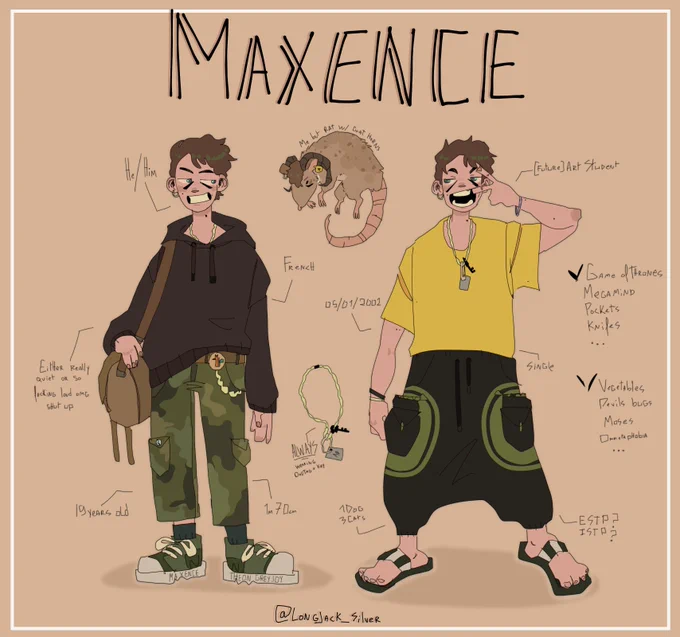 The person running this twitter account and making art stuff, aka me #MeetTheArtist 